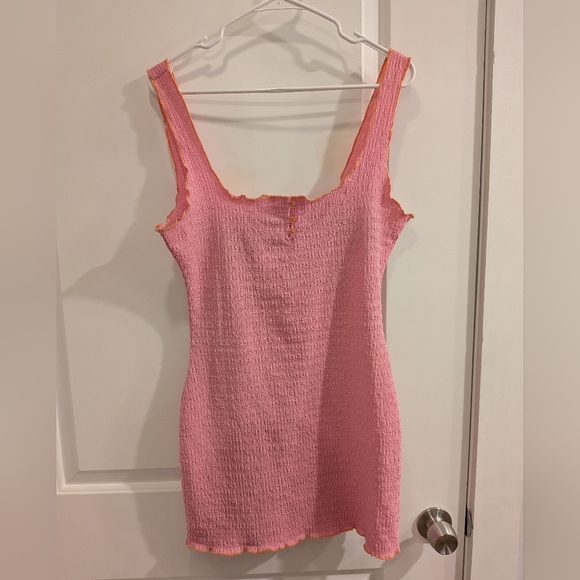 Nectar clothing pink sleeveless ruffle mini dress - Picture 2 of 3